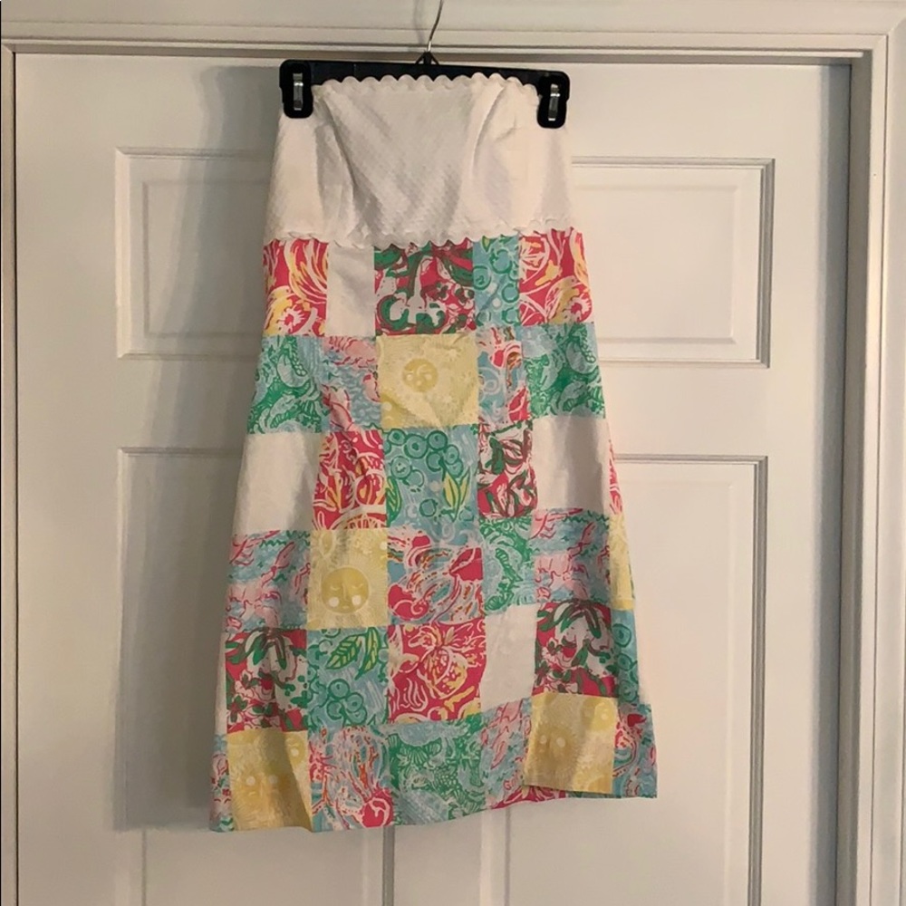Lilly Pulitzer Strapless Summer dress
